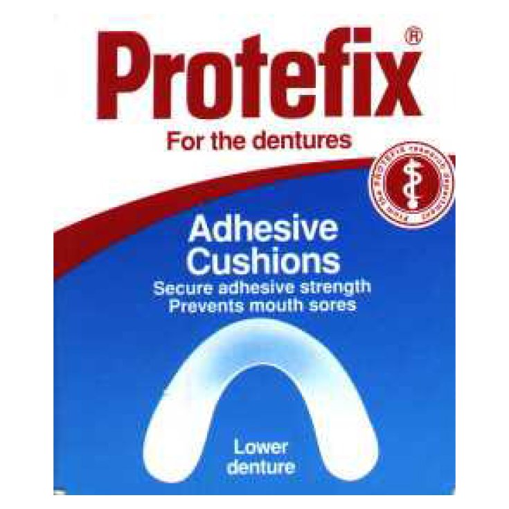 Protefix Cuscinetti Adesivi Per Protesi Inferiore Protezione Gengive 30 Pezzi