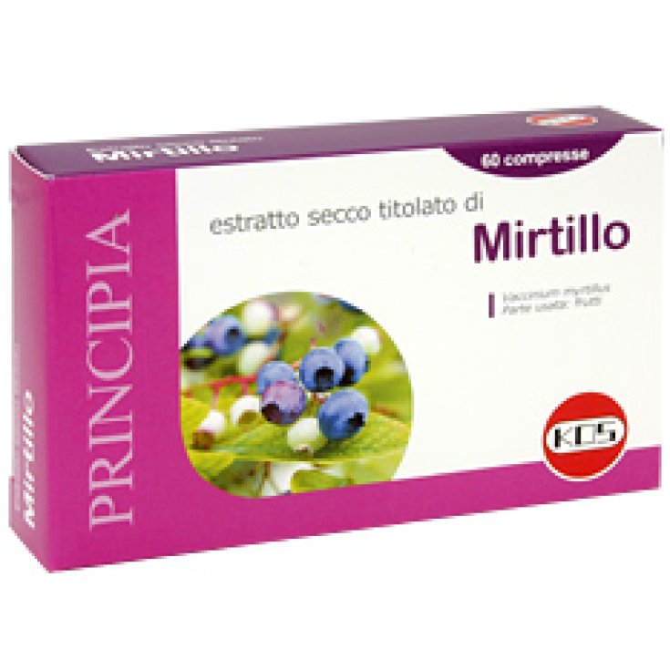 Kos Mirtillo Estratto Secco Integratore Alimentare 60 Compresse Da 22,2g