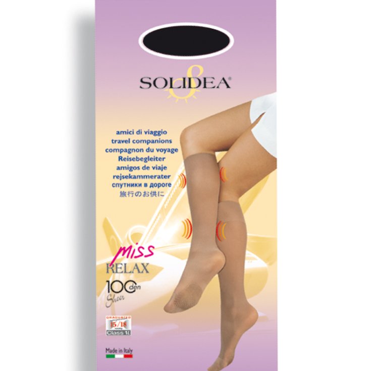 Solidea Miss Relax 100 Sheer Colore Blu Scuro Taglia 1-S