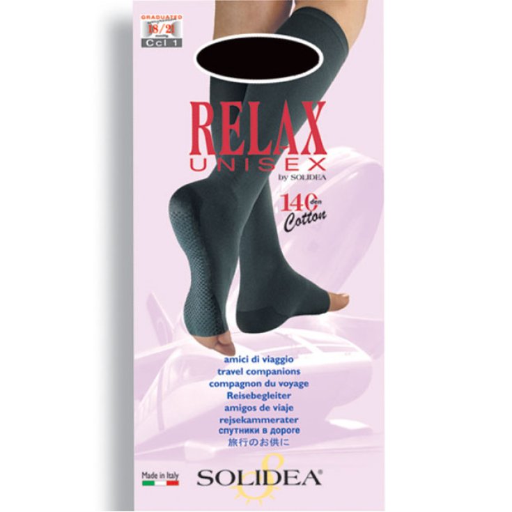 Solidea Relax Unisex Punta Aperta Colore Blu Scuro Taglia 4-L