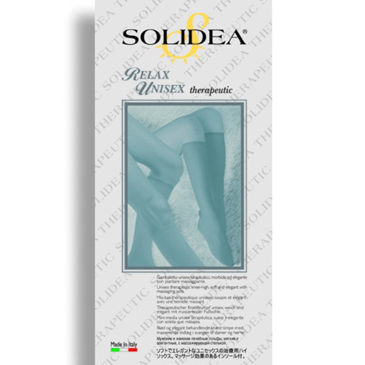 Solidea Relax Unisex Therapeutic Class 2 Punta Aperta Nere Taglia Xl