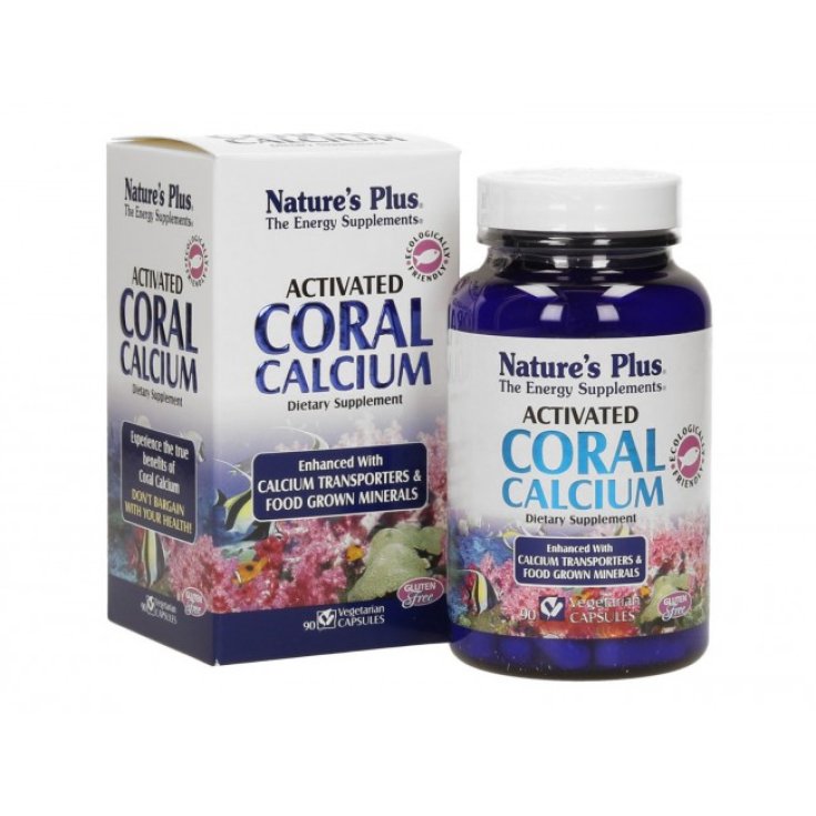 Nature's Plus Activated Coral Calcium Integratore Alimentare 90 Capsule