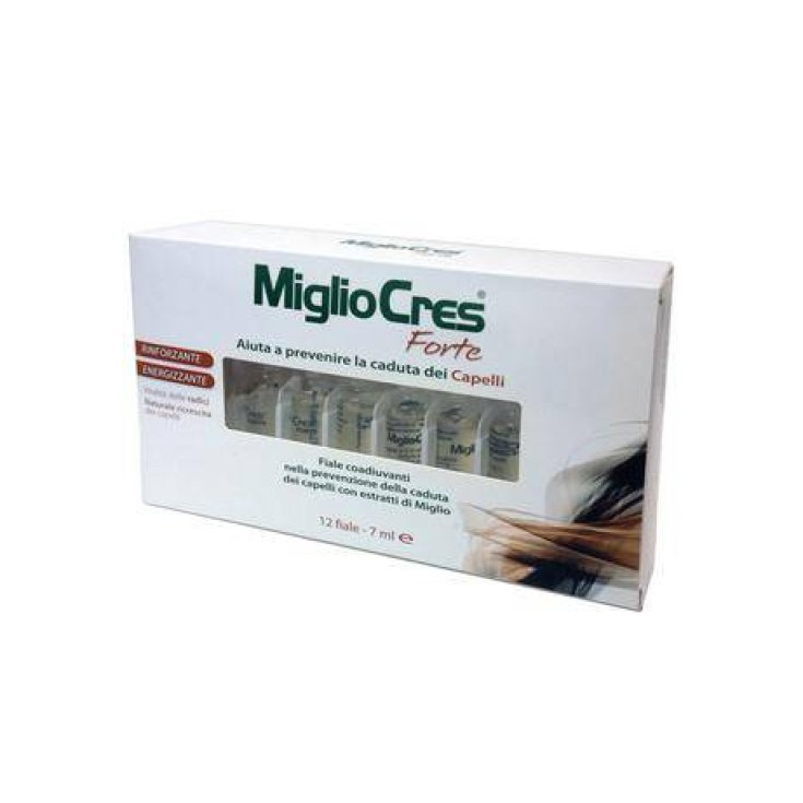 MiglioCres Forte Trattamento Anticaduta Capelli 12 Fiale Da 7ml