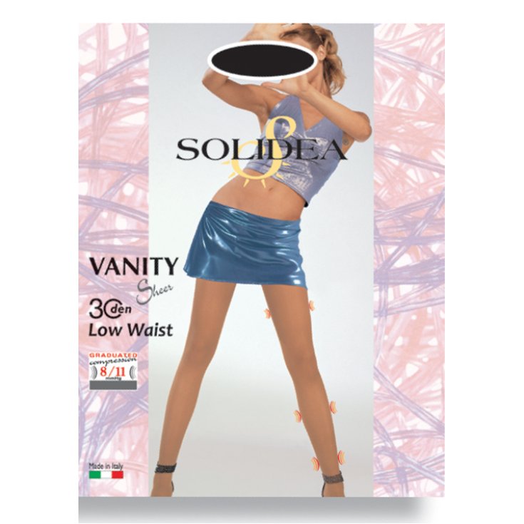 Solidea Vanity 30 Collant Velato Colore Nero Taglia 4