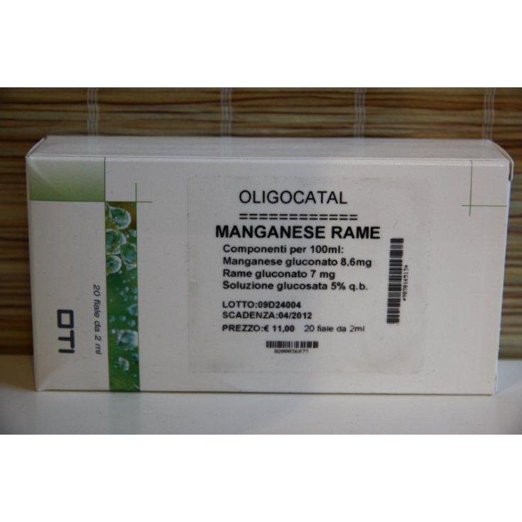 OTI Oligocatal Manganese Rame Integratore Alimentare 20 Flaconi