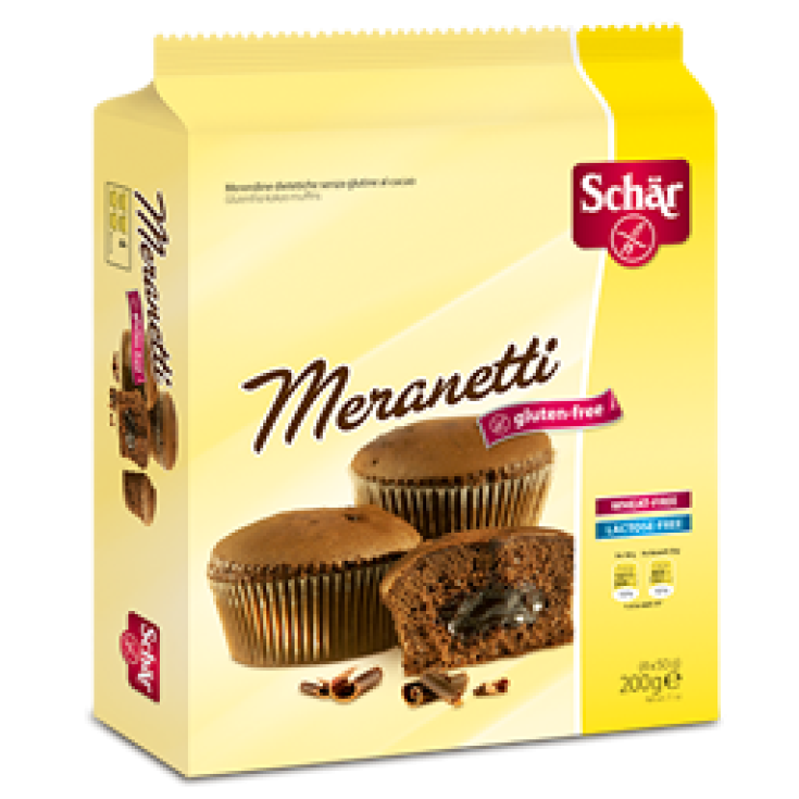 Schar Meranetti Merendine Al Cacao Senza Glutine 200g (4x50g)