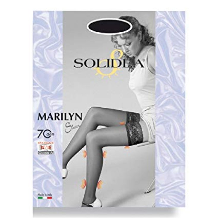 Solidea Marilyn 70 Sheer Calza Autoreggente Colore Glace Taglia 1-S 1 Paio