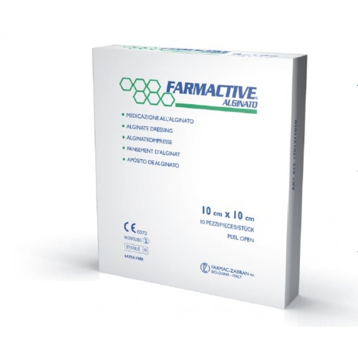 Farmac-Zabban Farmactive Alginato Medicazione 10x10cm 10 Pezzi