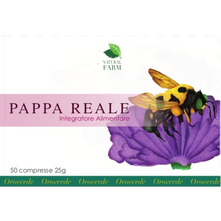 Natural Farm Pappa Reale Integratore Alimentare 50 Compresse Masticabili 25g