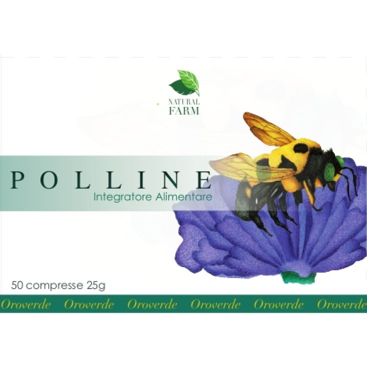 Natural Farm Polline Integratore Alimentare 50 Compresse
