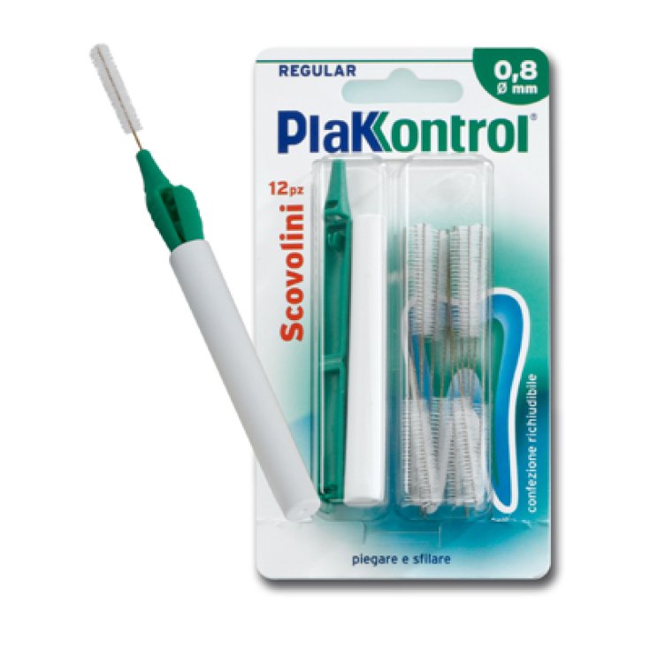 Plakkontrol Brush e Clean Scovolini denti stretti monouso 40 pezzi