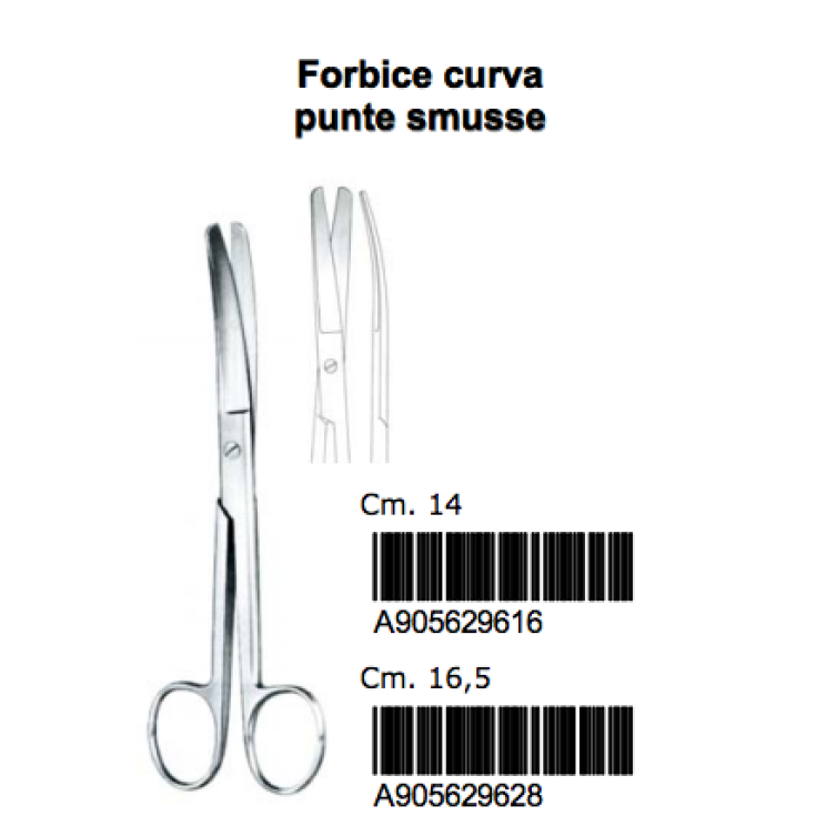 Farmacare Lister Forbice Cm. 14,5 1 Pezzo