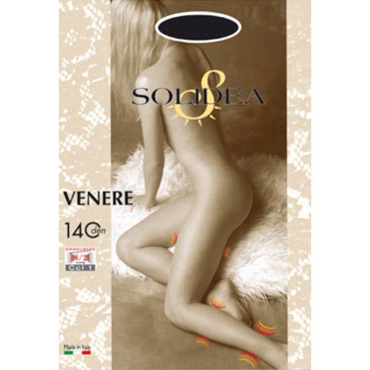 Solidea Venere 140Den Collant Nudo Liscio Fumo Taglia 3