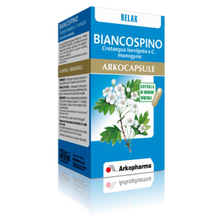 Arkopharma Biancospino Arkocapsule Integratore Alimentare 45 Capsule