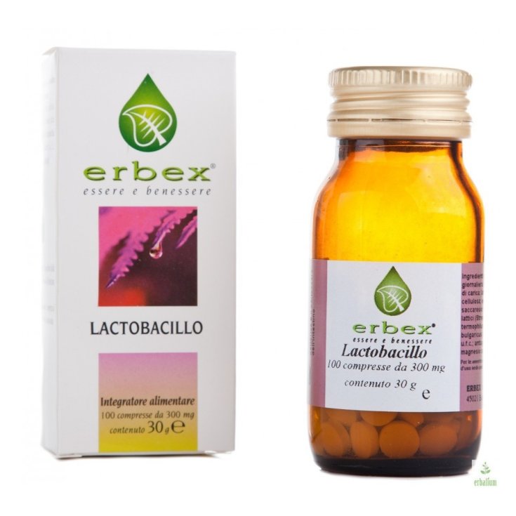 Erbex Lactobacillo Integratore Alimentare 100 Compresse Da 30g