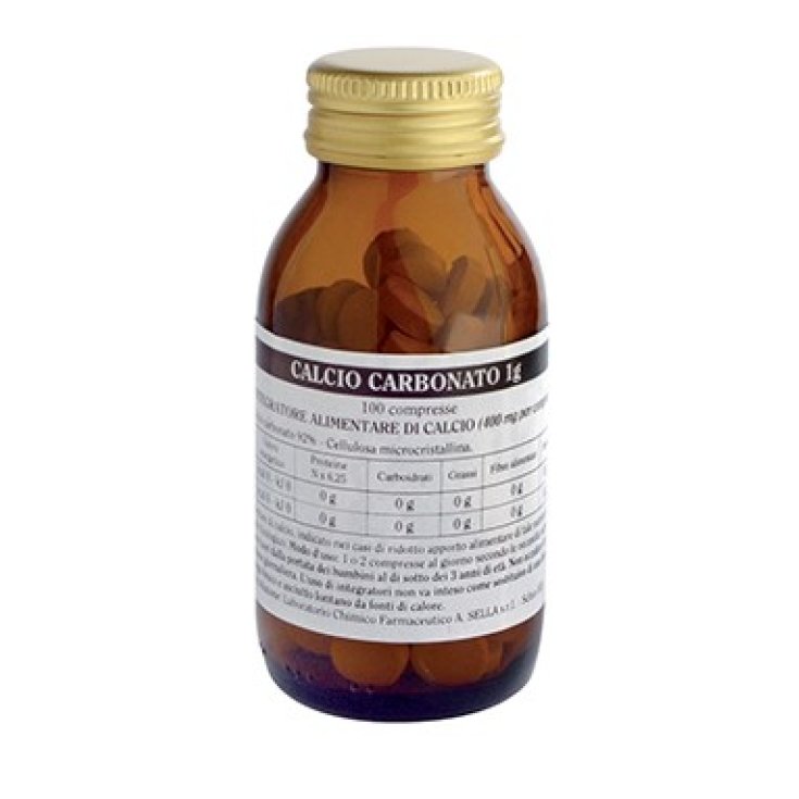 Calcio carbonato 2500 mg - 100 Compresse Effervescenti - Olcelli