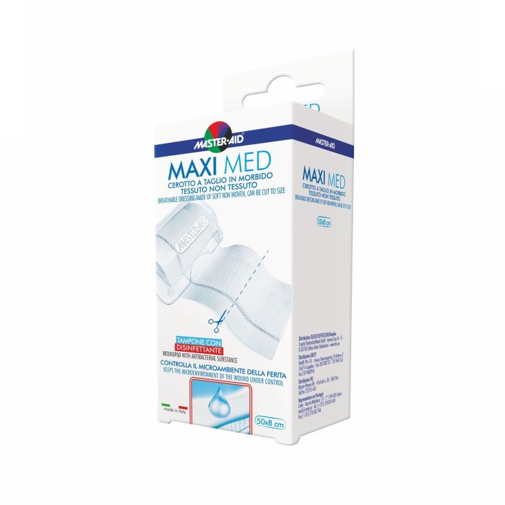 Master-Aid® Maxi Med Cerotto A Taglio In Morbido Tessuto Non Tessuto 8x50cm