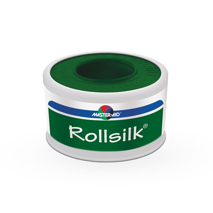 Master-Aid® Rollsilk® Cerotto In Seta Artificiale Bianco m 5 x 1,25 cm