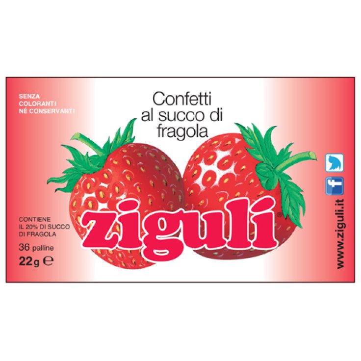 Ziguli Fragola 36 Palline 22g