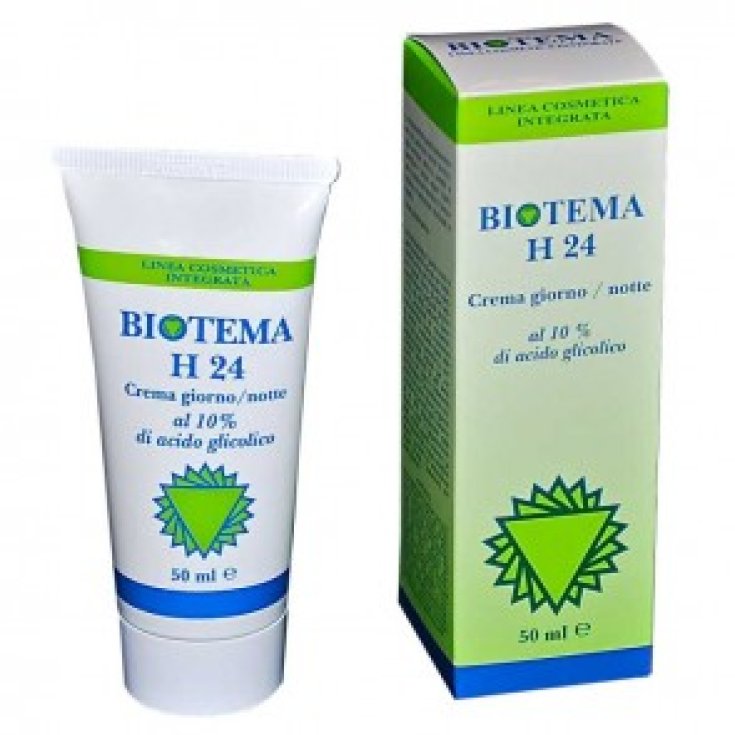Biotema H24 Crema Giorno/Notte Al10% Di  Acido Glicolico 50ml