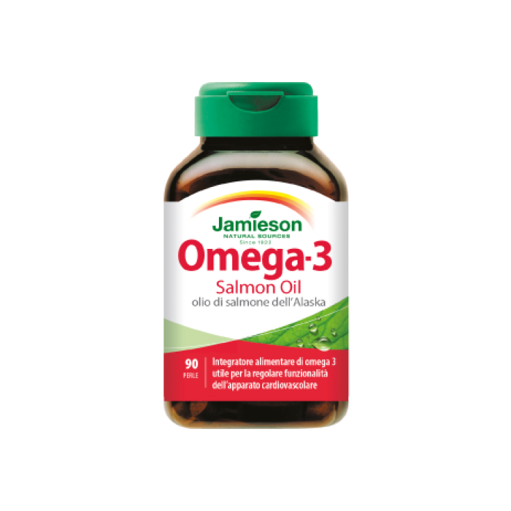Jamieson Omega 3 Salmon Oil Integratore Alimentare 90 Perle