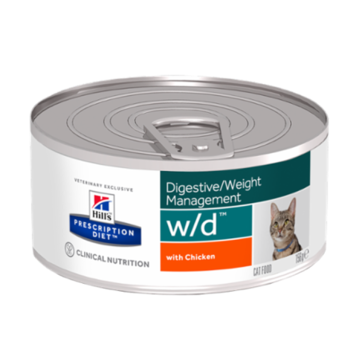Hill's Prescription Diet Feline w/d Digestive Weight Management Gusto Pollo 156g