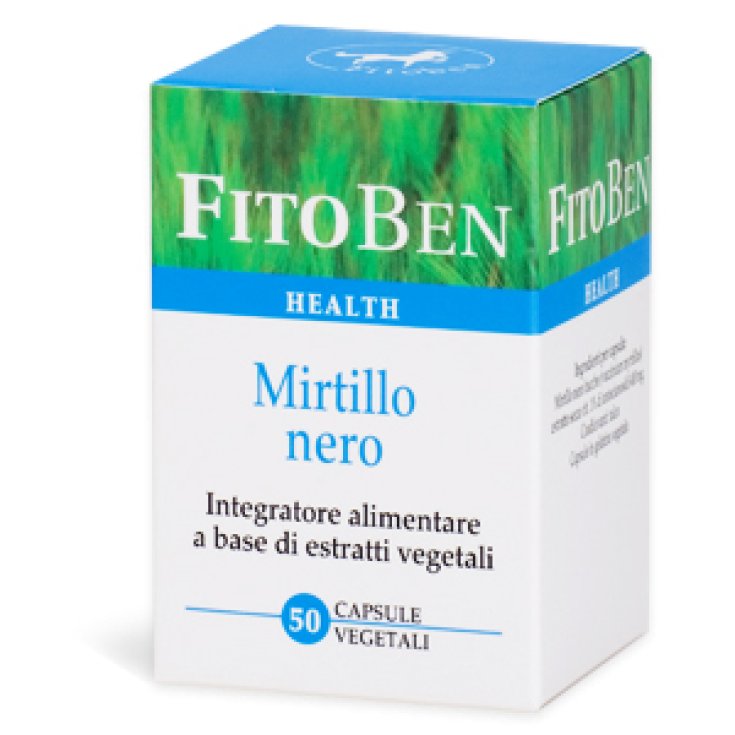 FitoBen Mirtillo Nero Integratore Alimentare 50 Capsule