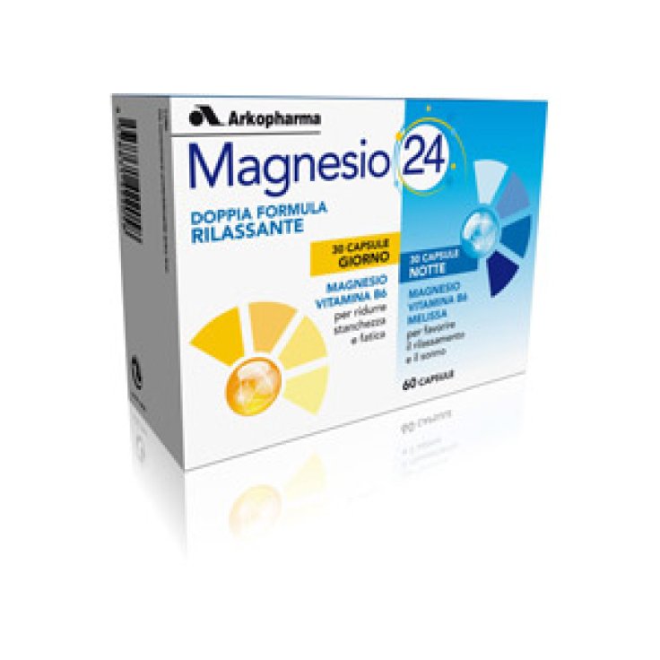 Arkopharma Magnesio 24 Integratore Alimentare 60 Capsule