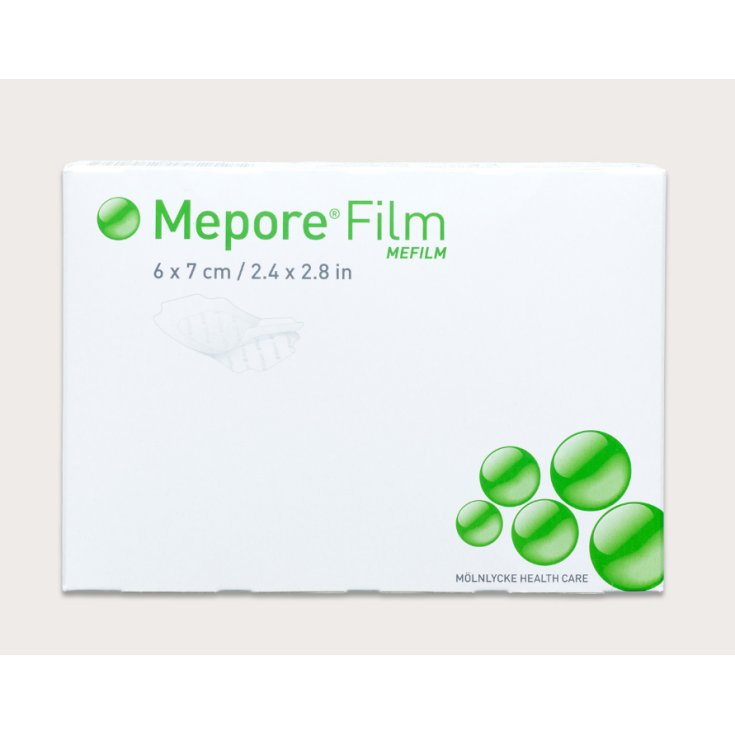 Mölnlycke® Mepore® Film Medicazione Trasparente Adesiva Misura 6x7cm 10 Pezzi