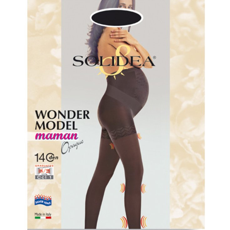 Solidea Wonder Model Maman Collant 140 Den Opaque Colore Camel Taglia 4-L