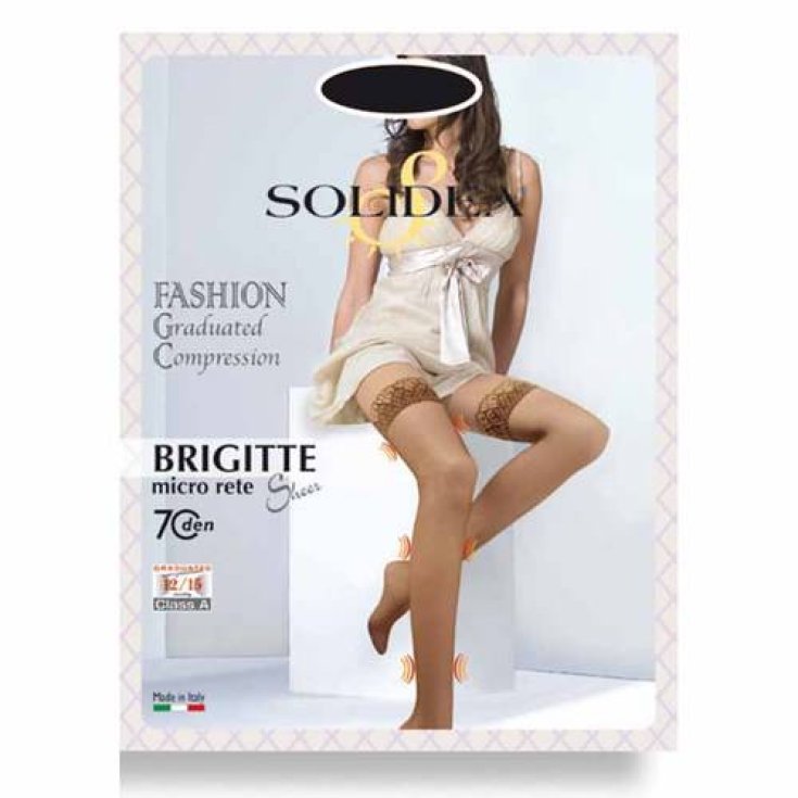 Solidea Brigitte Autoreggente Microrete Paprika 4