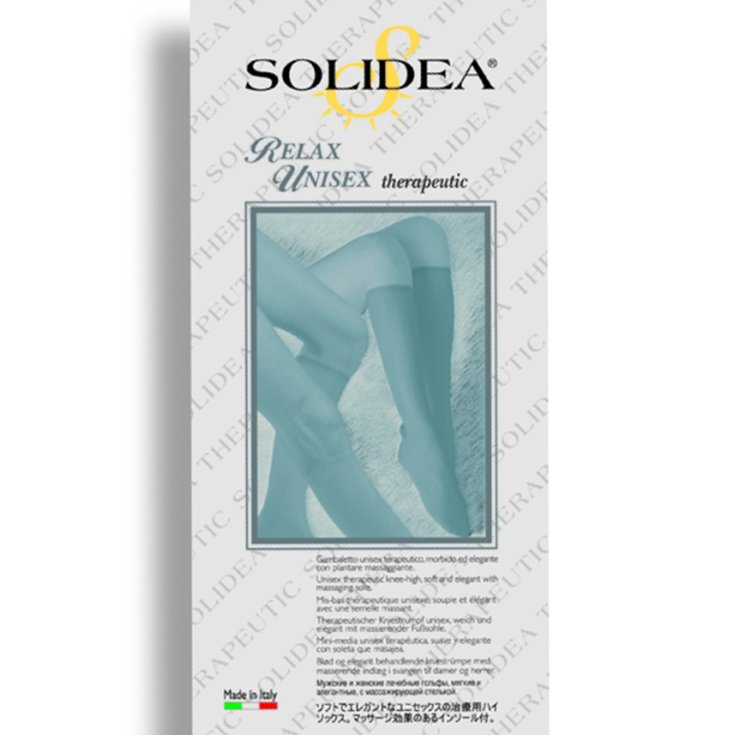 Solidea Relax Unisex Therapeutic Gambaletto Punta Aperta Ccl 1 Colore Natur Taglia L
