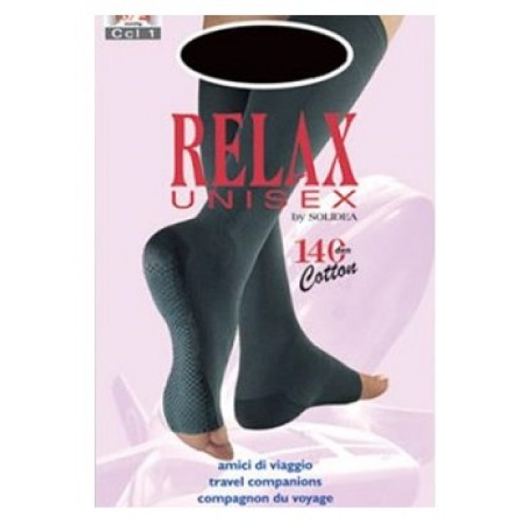 Solidea Relax 140 Gambaletto Unisex Punta Aperta Nero 5xxl