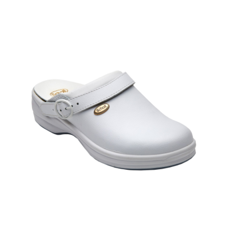 Scholl New Clog Bonus Liscio Colore Bianco Taglia 43