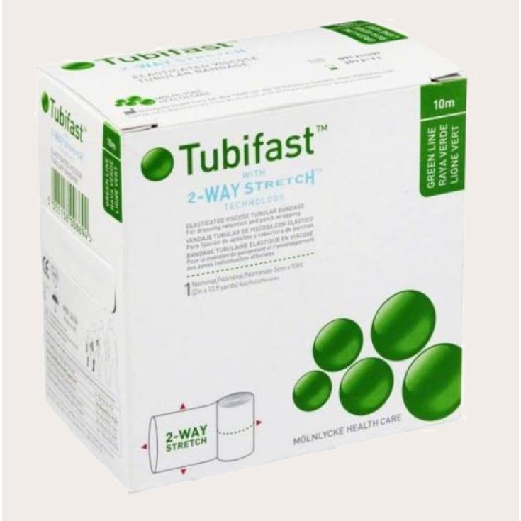 Mölnlycke® Tubifast® 2-Way Stretch™ Maglia Tubolare Biestensibile Misura 7,5x1000cm