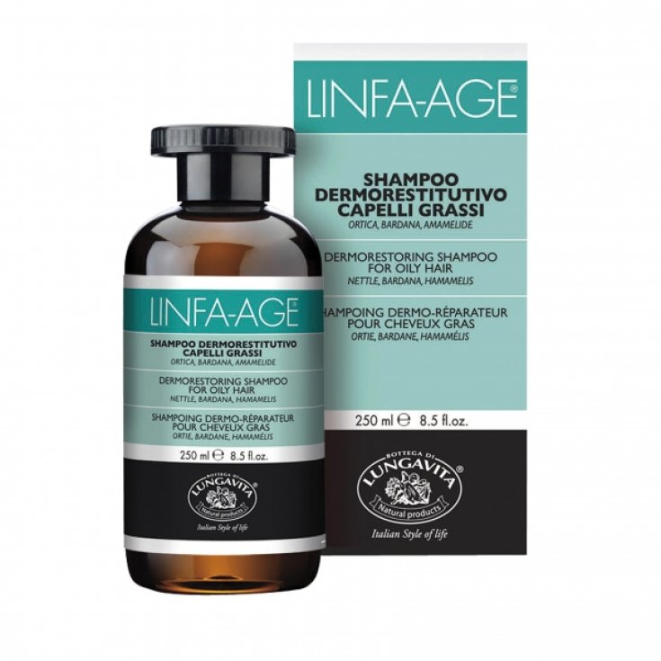 LungaVita Linfa-Age Shampoo Dermorestitutivo Per Capelli Grassi 250ml