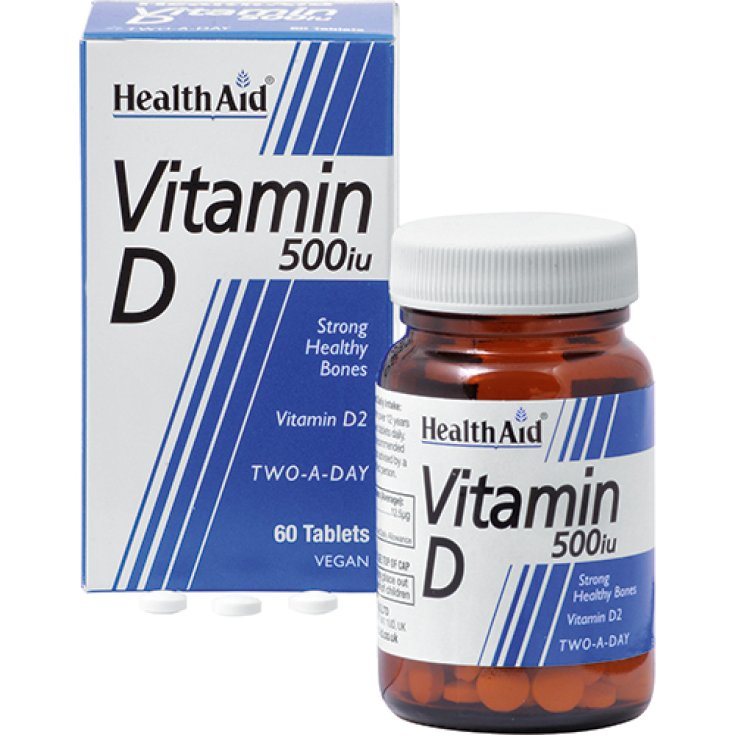 Healthaid Vitamin D 500iu Integratore Alimentare 60 Compresse