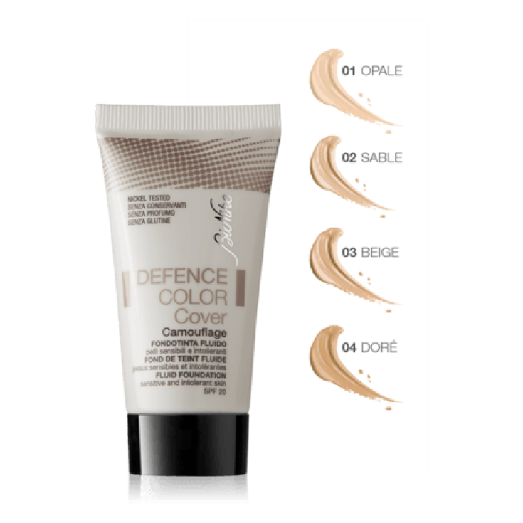 BioNike Defence Color Cover Fondotinta Fluido Correttivo Tonalità 03 Beige 30 ml