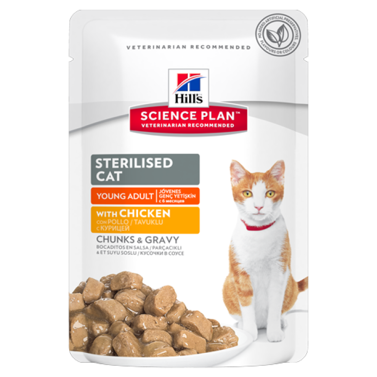 Science Plan Cat Young Adult Sterilised con Pollo - 300GR