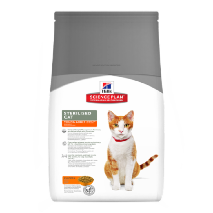 Science Plan Cat Young Adult Sterilised con Pollo - 1,50KG