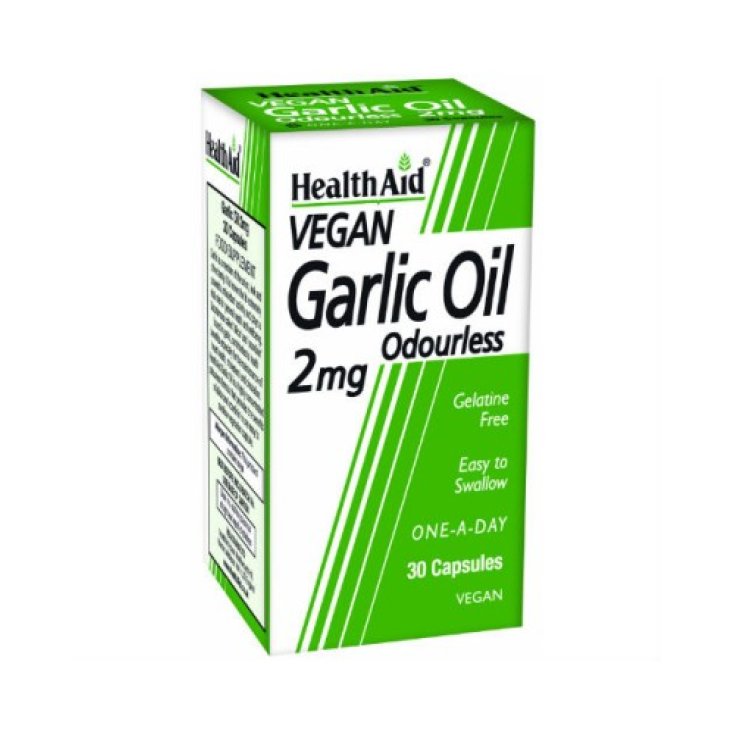 HealthAid Garlic Oli Aglio Inodore 2mg Integratore Alimentare 30 Capsule Molli