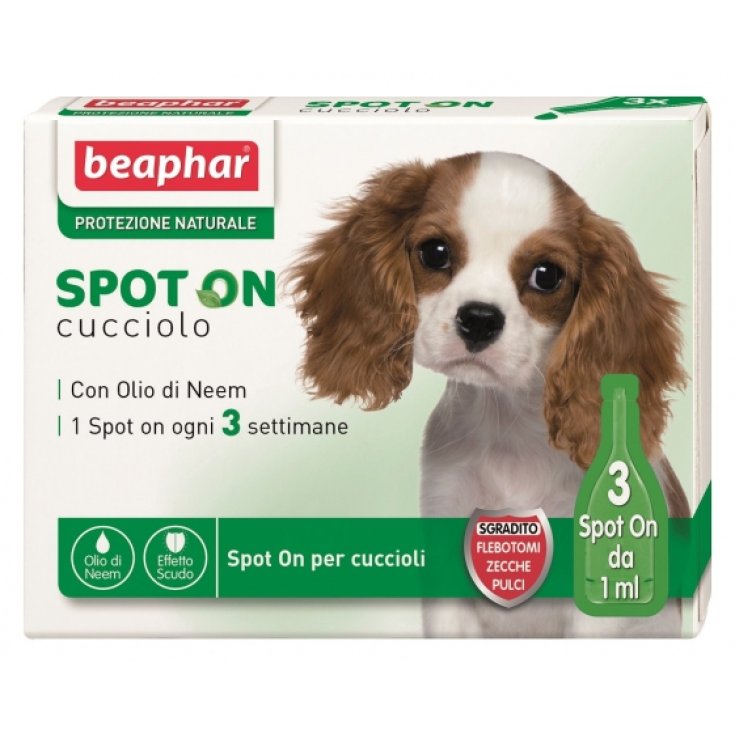 Beaphar Protezione Naturale Spot On Cucciolo Olio Per Animali 3 Pipette