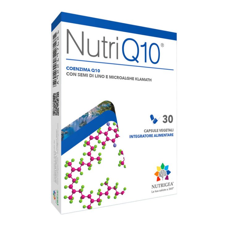 Nutrigea® NutriQ10® Integratore Alimentare 30 Capsule Vegetali