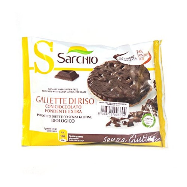 Sarchio Tortita Bio Monoporcion Arroz y Choc Negro 25g
