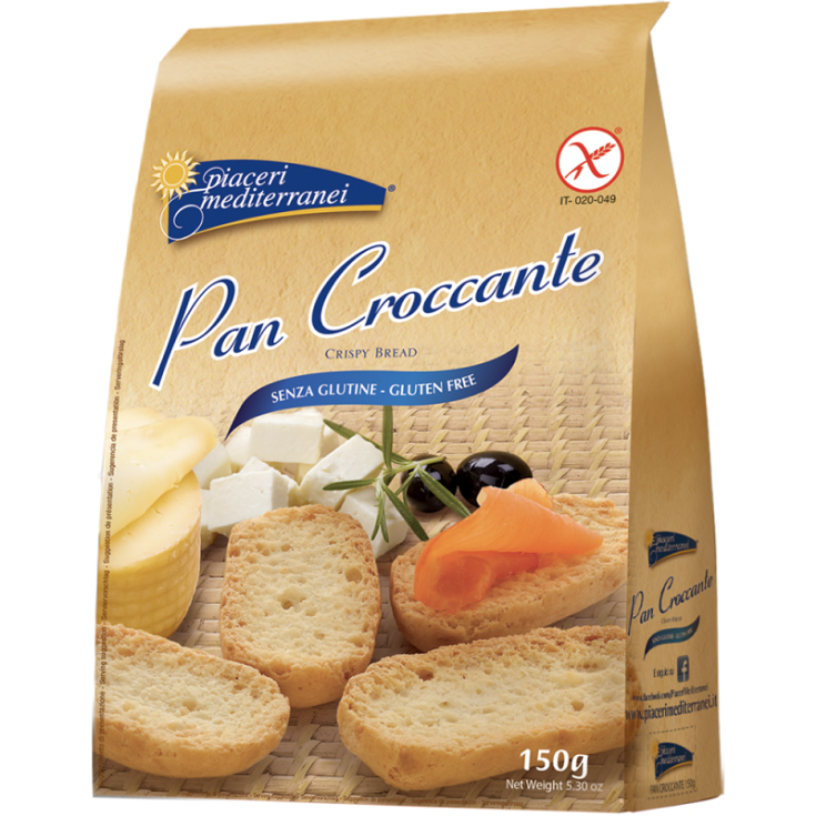Piaceri Mediterranei Pan Croccante Senza Glutine 150g
