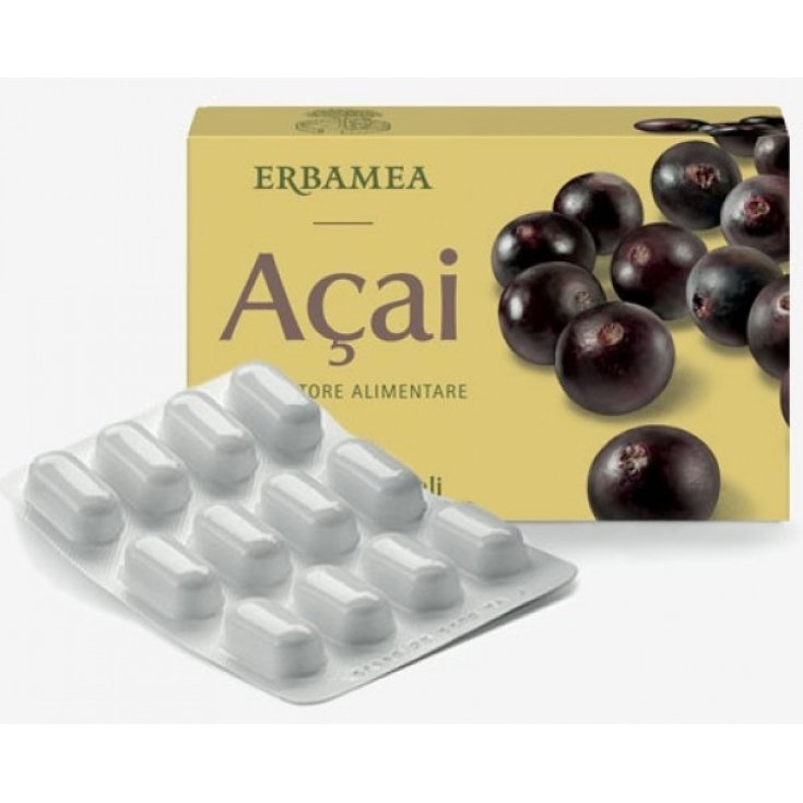 Erbamea Açai Integratore Alimentare 24 Capsule