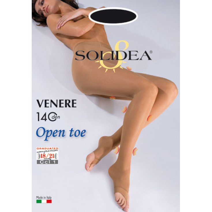 Solidea Venere 140 Open Toe Colore Nero Taglia 5xl-Xxl