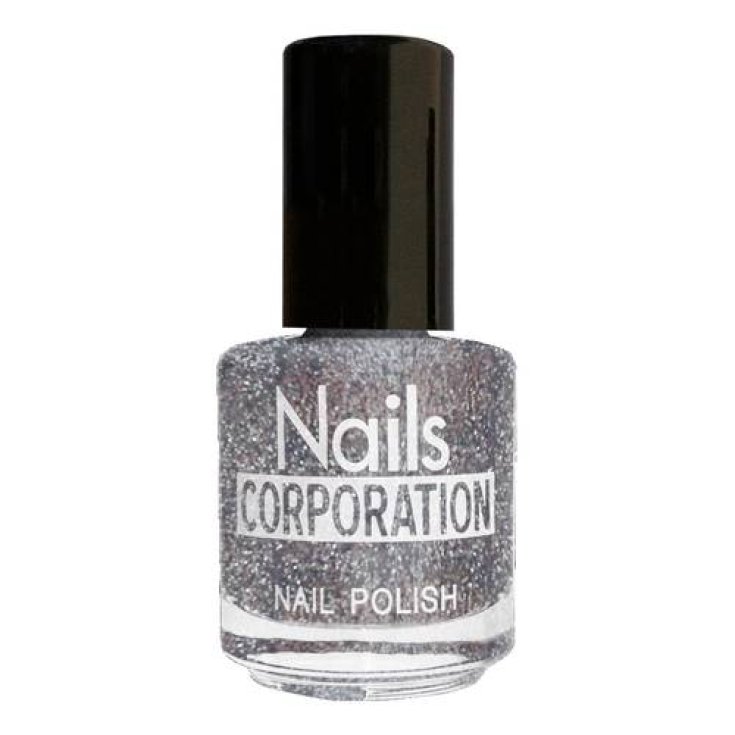 Nails Corporation Glitter Silver Smalto 15ml