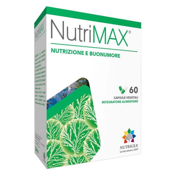 Nutrigea® NutriMAX® Integratore Alimentare 60 Capsule Vegetali