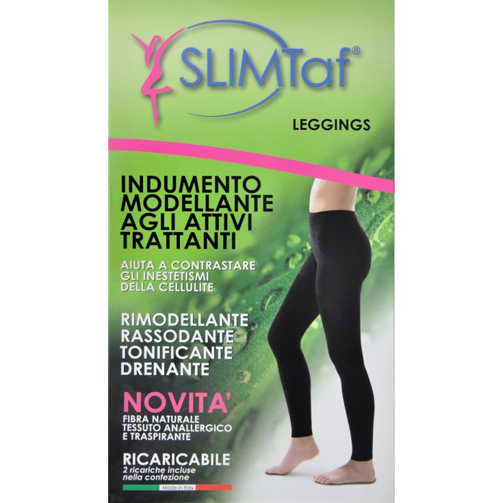 Calzificio Franzoni G.Mauro Slimtaf Leggings Indumento Modellante Agli Attivi Naturali Misura L 1 Paio